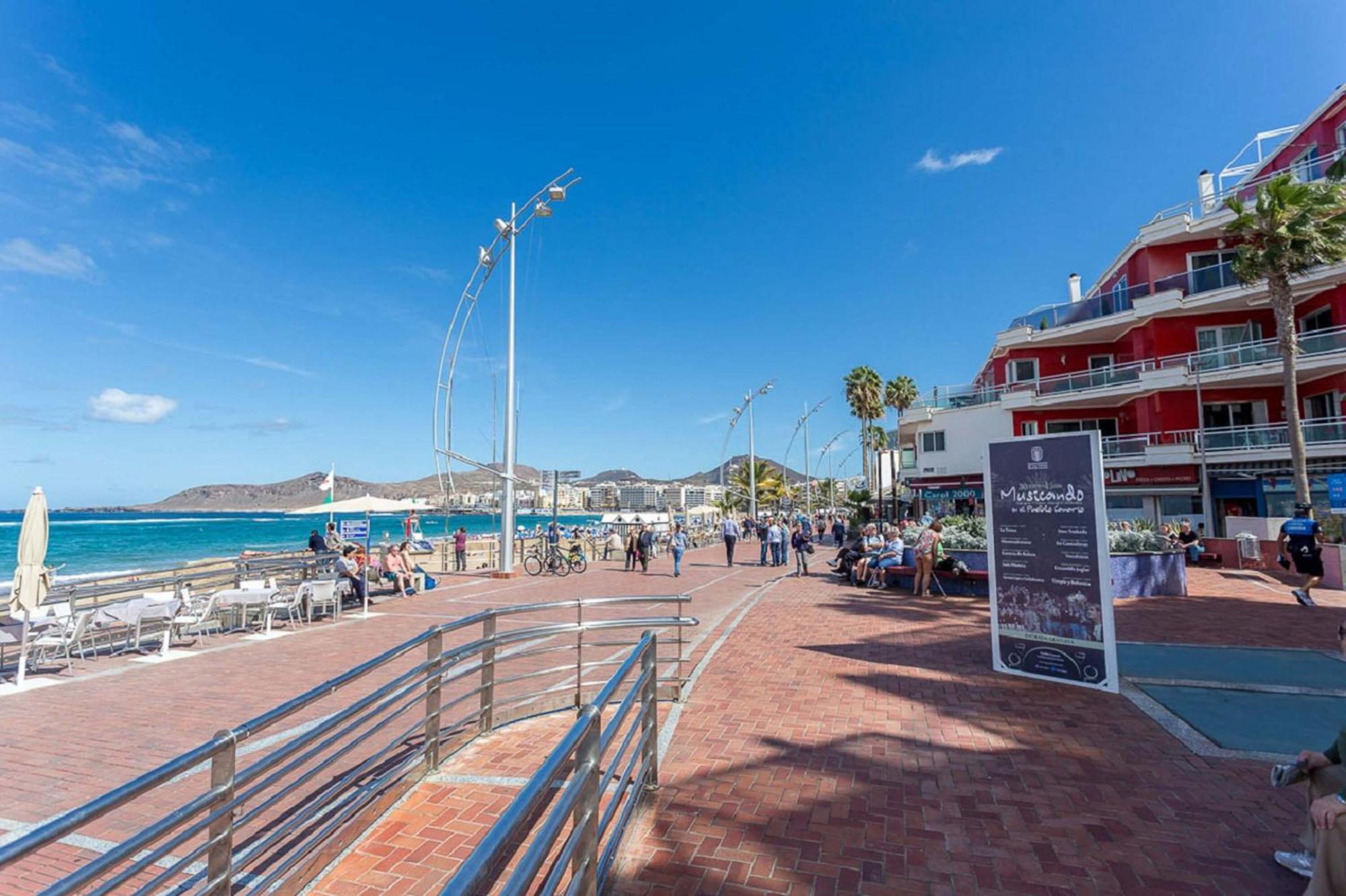 Estudio A 20M De La Playa De Las Canteras לאס פאלמס דה גראן קנאריה מראה חיצוני תמונה